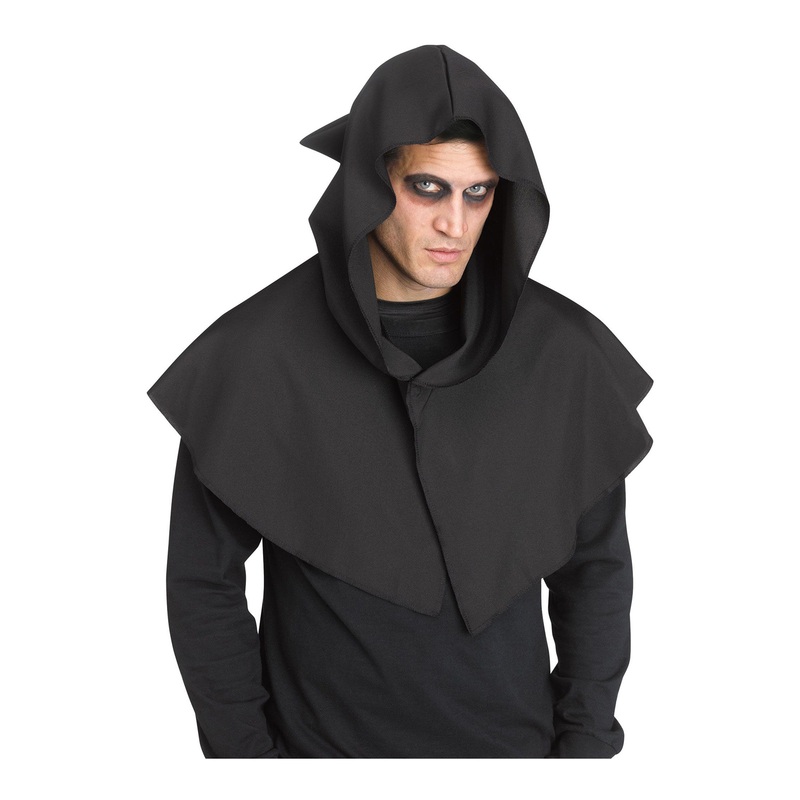 Hooded Capelet (Black) One Size