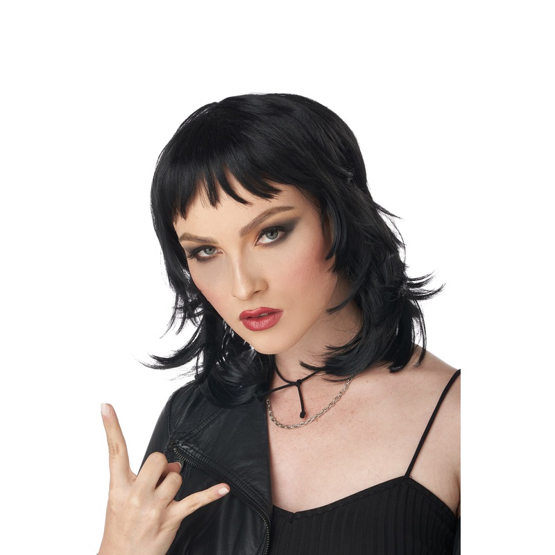 80's Rock Rebel Adult Wig Standard