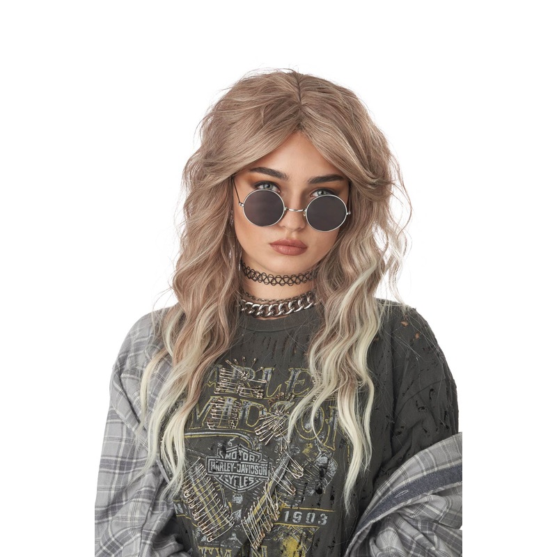90'S Grunge Rocker Adult Wig (Blonde) Standard
