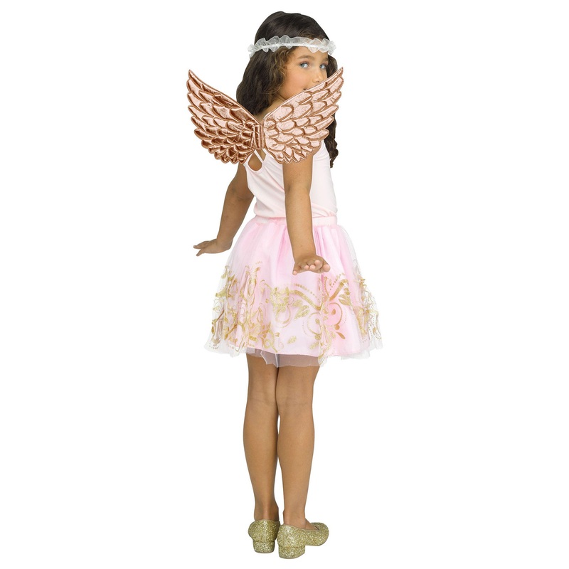Angel Wing Set Child Costume Kit (Rose Gold) Standard