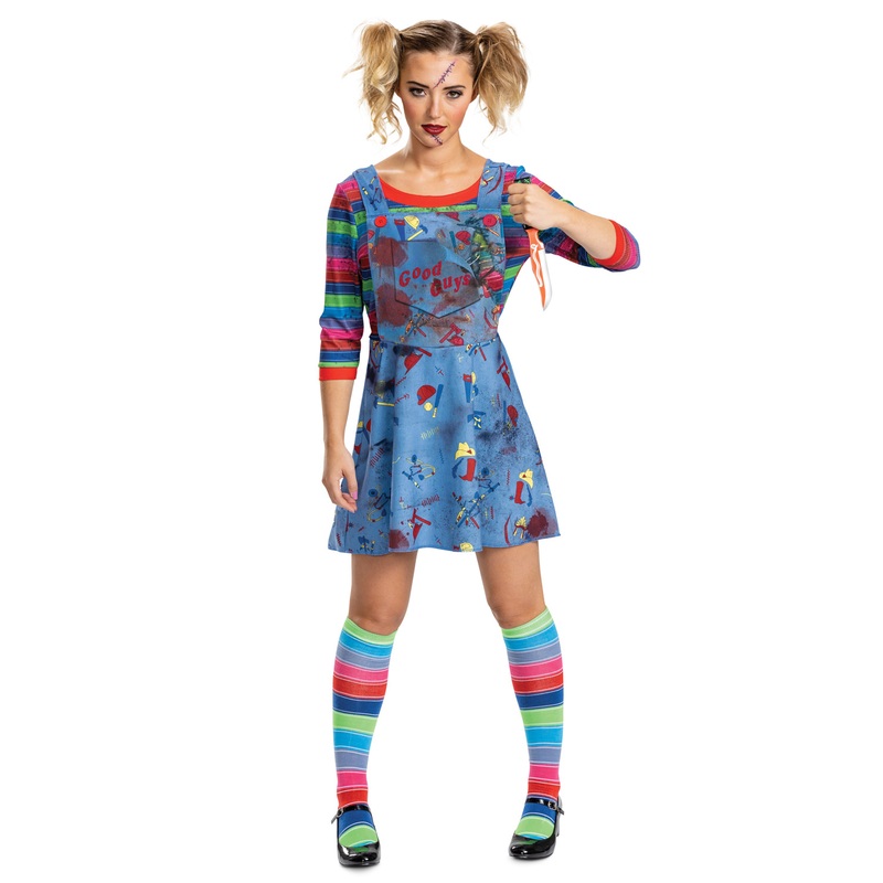 Chucky Female Deluxe Adult Costume Small (4-6)