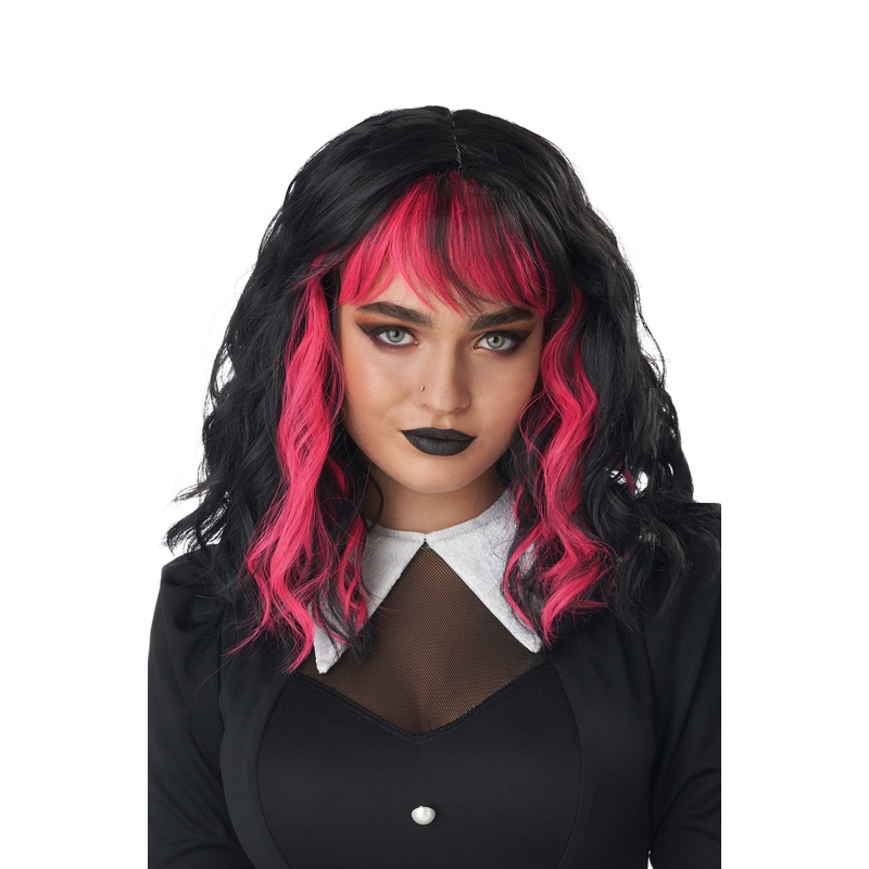 Cute N Crafty Adult Wig (Hot Pink) Standard