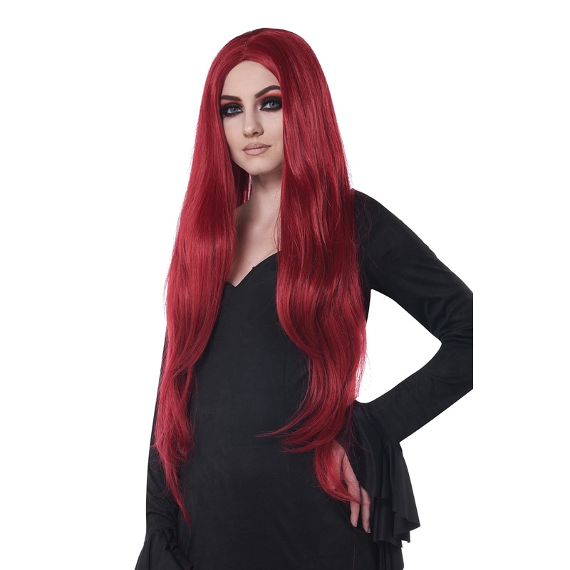 XL Cosplay Adult Wig (Dark Red) Standard
