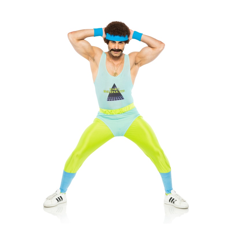 80's Gym Instructor Adult Costume Small/Medium