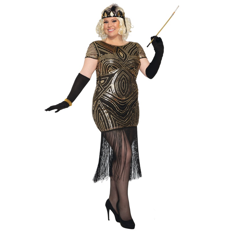 Art Deco Flapper Plus Size Costume Plus Size