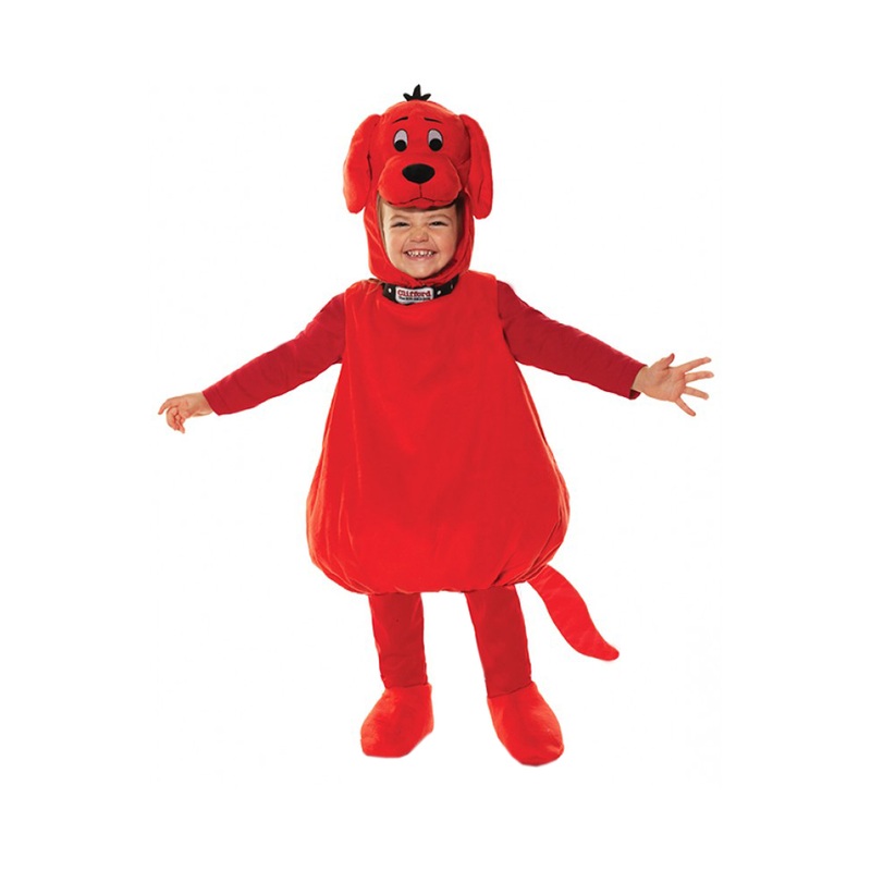 Clifford The Big Red Dog Deluxe Toddler Costume Medium