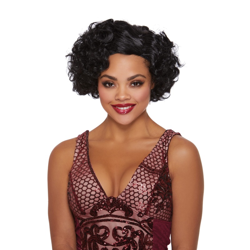 Flapper Wig (Black) Standard