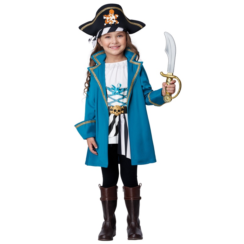 Petite Pirate Toddler Costume Medium (3-4)
