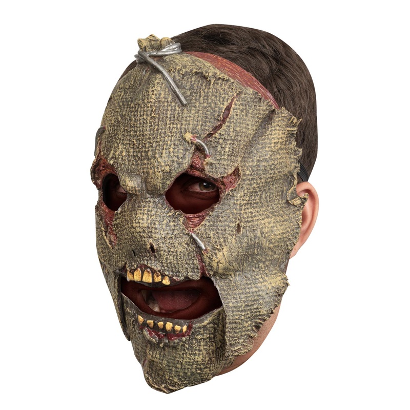 Scarecrow Moving Mouth Adult Mask Standard