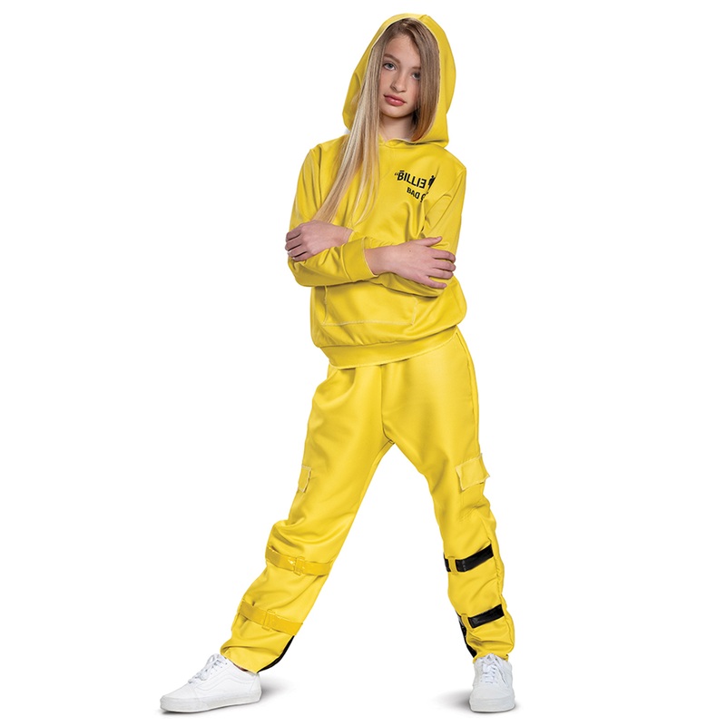 Billie Eilish Deluxe Child Costume (Yellow) Small (4-6x)