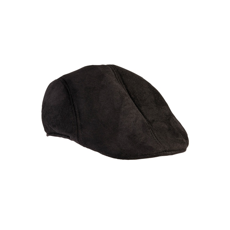 Black Suede Cap Standard