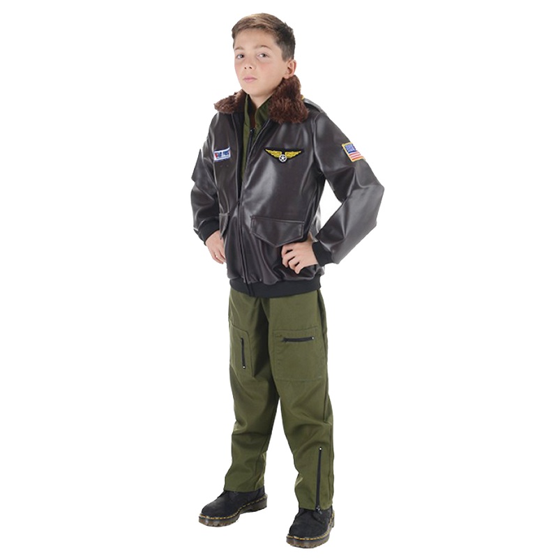Flight Jacket Child Costume Small