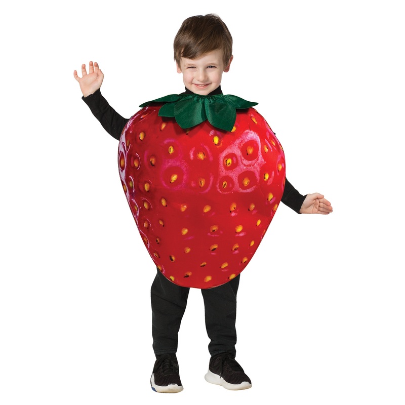 Get Real Strawberry Toddler Costume 3-4