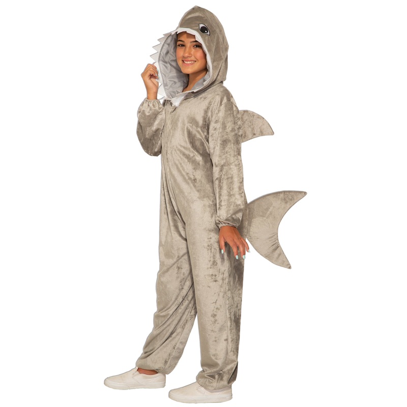 Shark Jumpsuit Child Costume (Medium) Medium