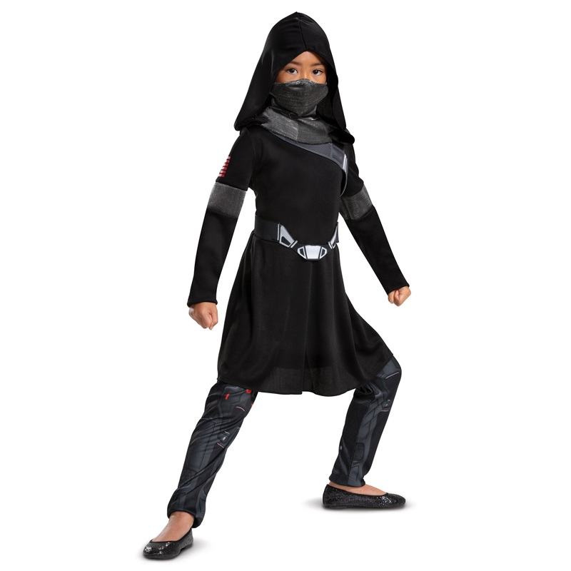 Snake Eyes Girl Classic Child Costume Small (4-6x)