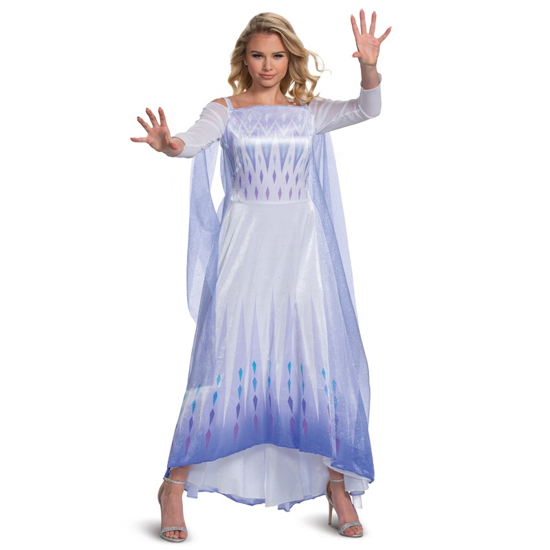 Snow Queen Elsa Deluxe Adult Costume Small (4-6)