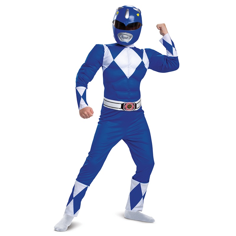 Blue Ranger Classic Muscle Child Costume Small (4-6)