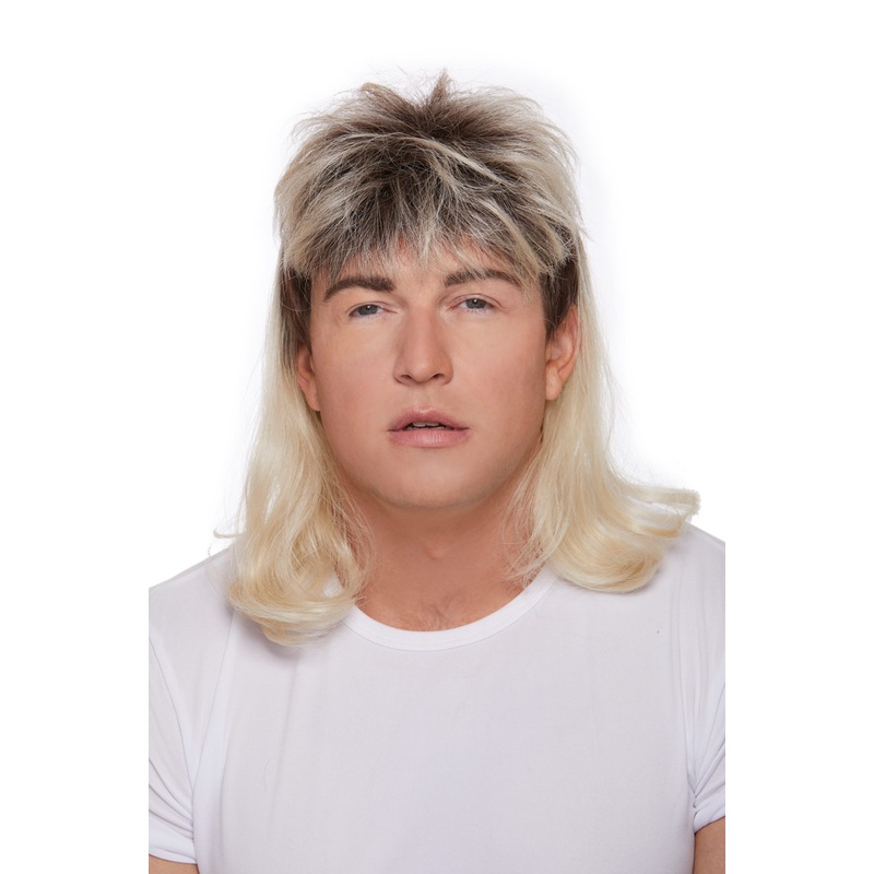 Dirty Blonde Mullet Unisex Wig Standard