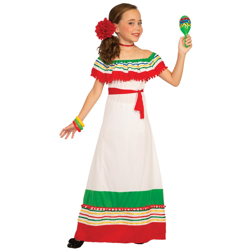Fiesta Dress Child Costume (Large) Large