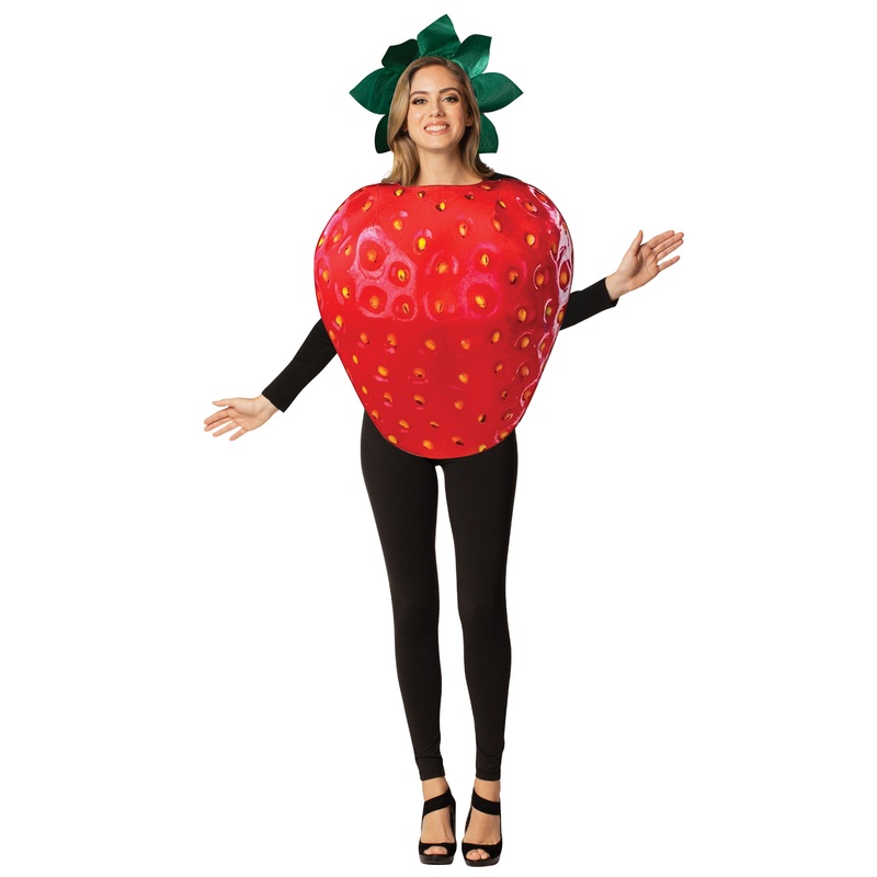 Get Real Strawberry Adult Costume One Size