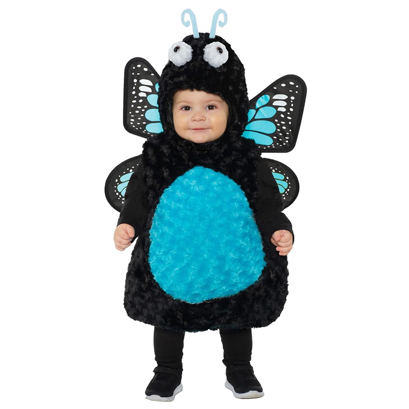 Blue Butterfly Belly Baby Toddler Costume Medium