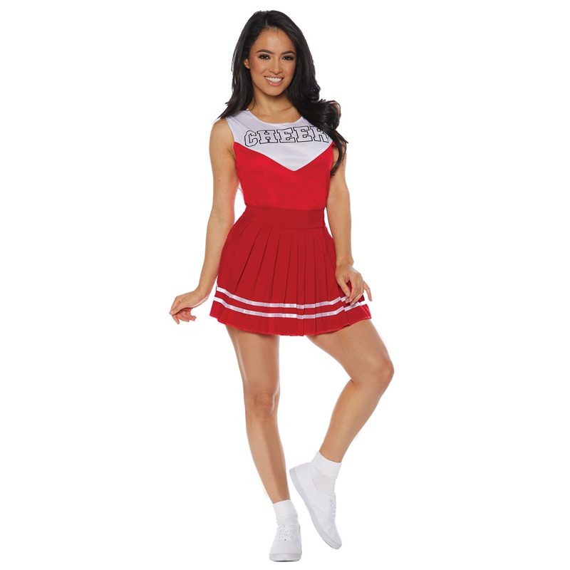 Cheer Adult Costume (Red) Small