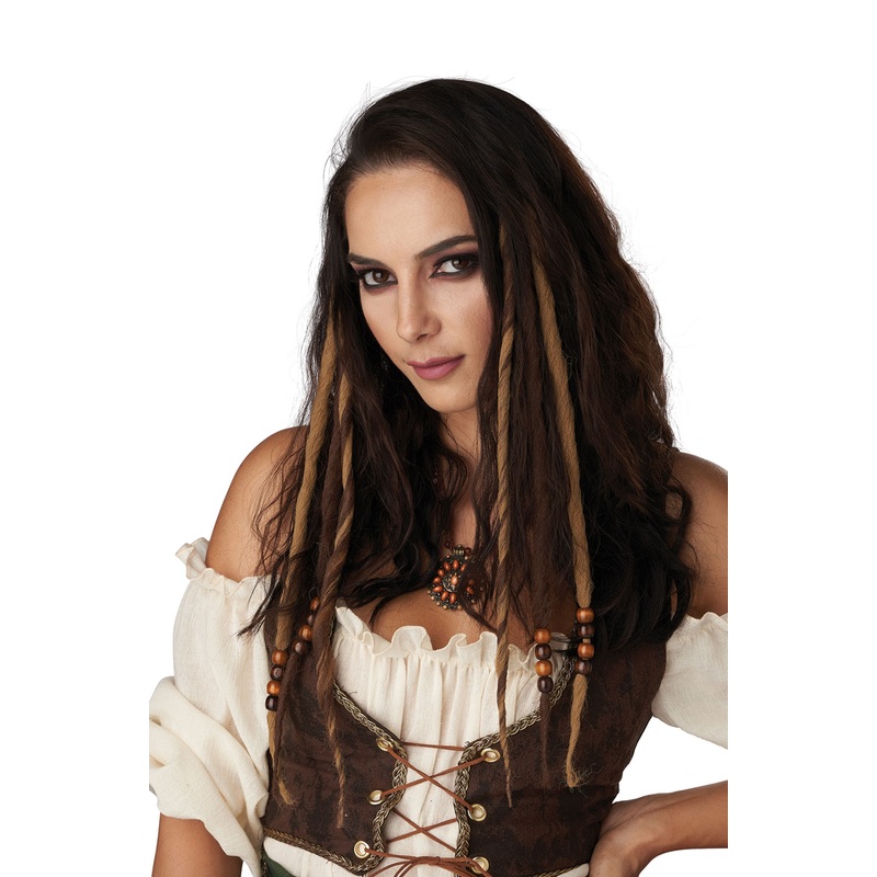 Clip-In Dreads (Brown) Standard