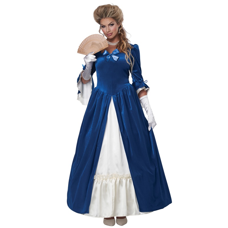 Colonial Era Dress/Martha Washington Adult Costume X-Small