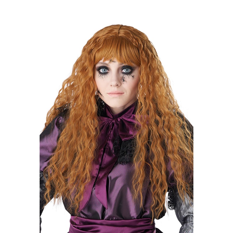 Creepy Doll Wig (Strawberry Blonde) Standard