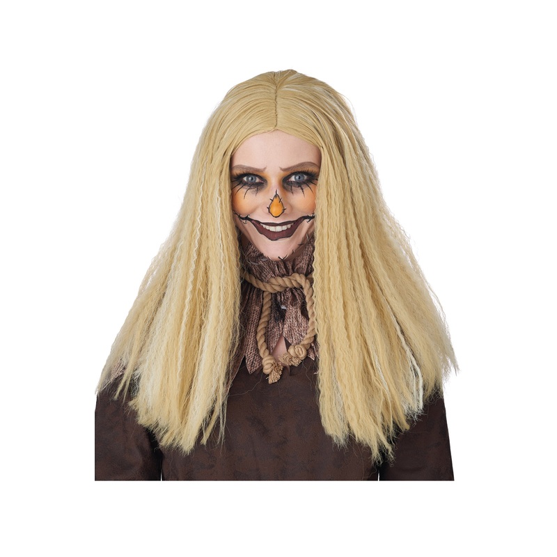 Crimped Scarecrow Adult Wig Standard
