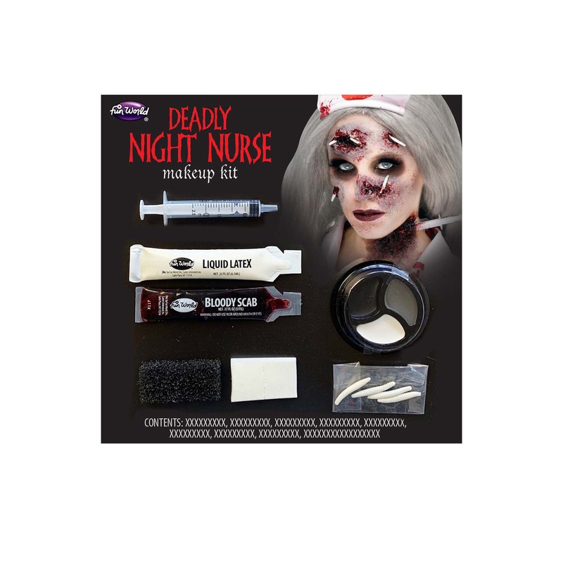 Deadly Night Nurse Makeup Kit Standard