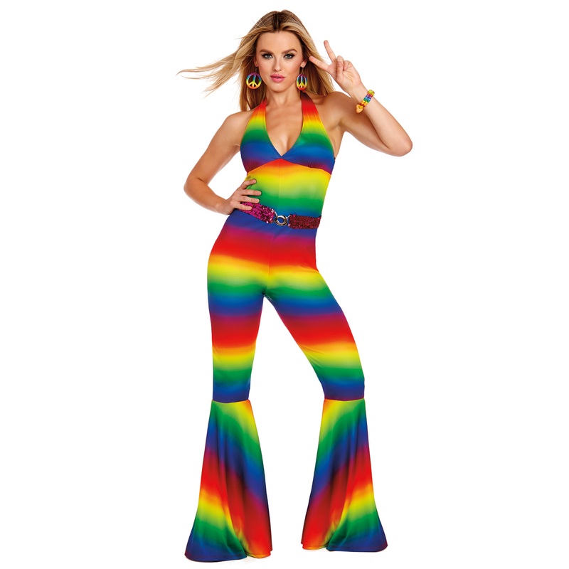 Groovy Rainbow Adult Costume Small