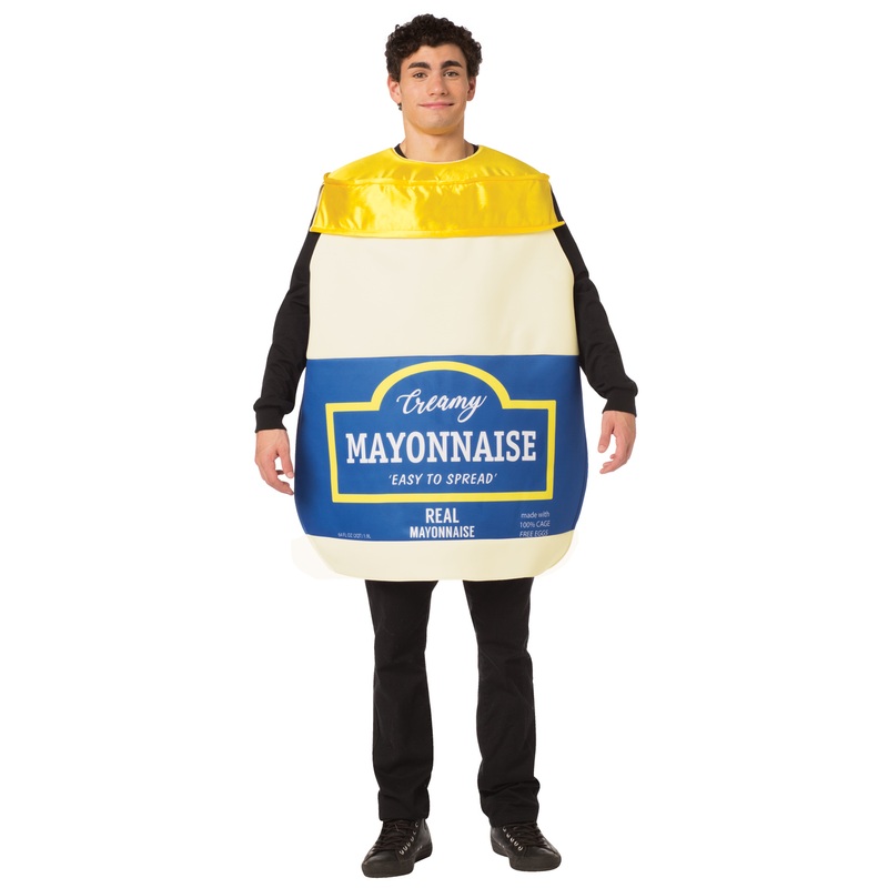 Jar of Mayonnaise Adult Costume One Size