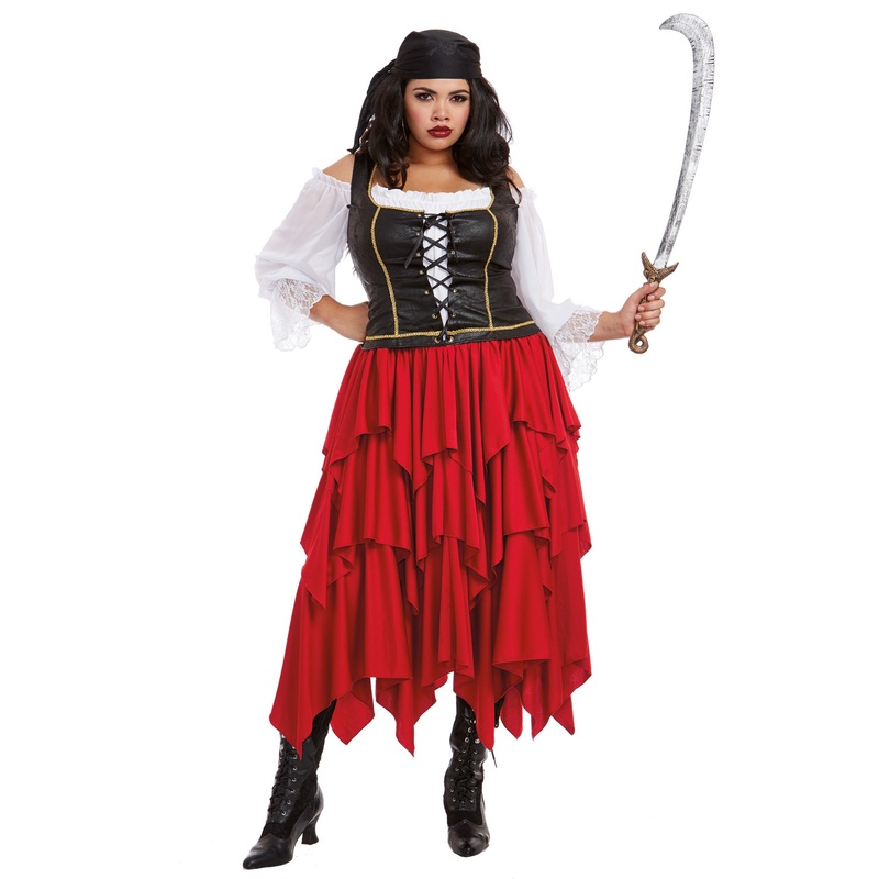 Ships Ahoy Lass Plus Size Costume 1X