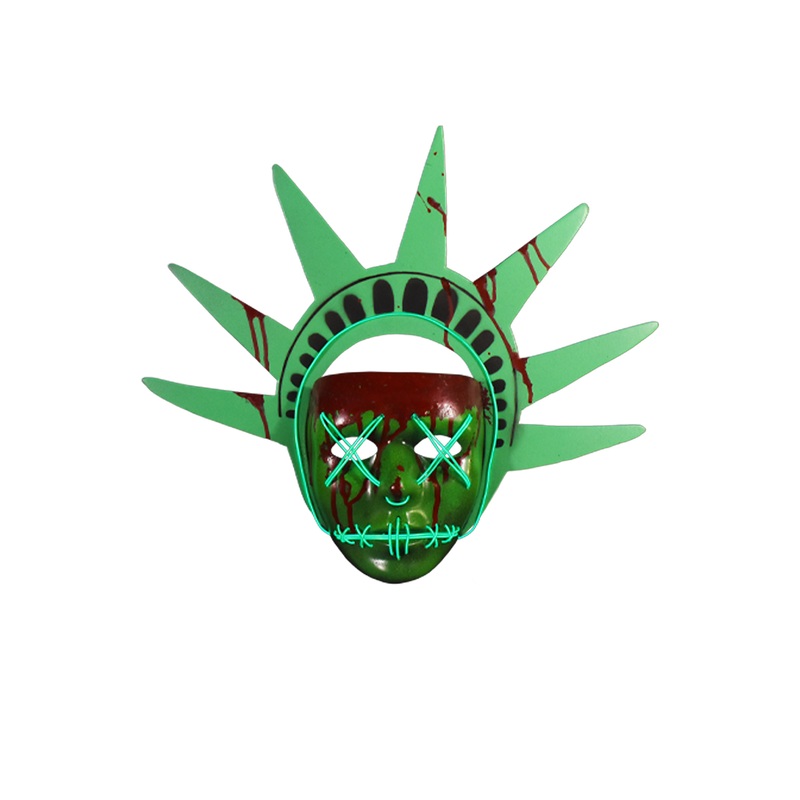 The Purge Election Year Lady Liberty Light Up Mask Standard