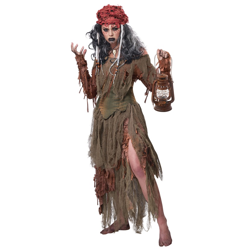 Voodoo Swamp Witch Adult Costume Small