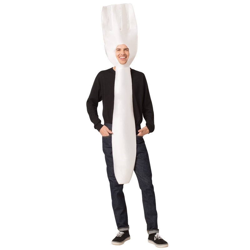 White Fork Adult Costume One Size