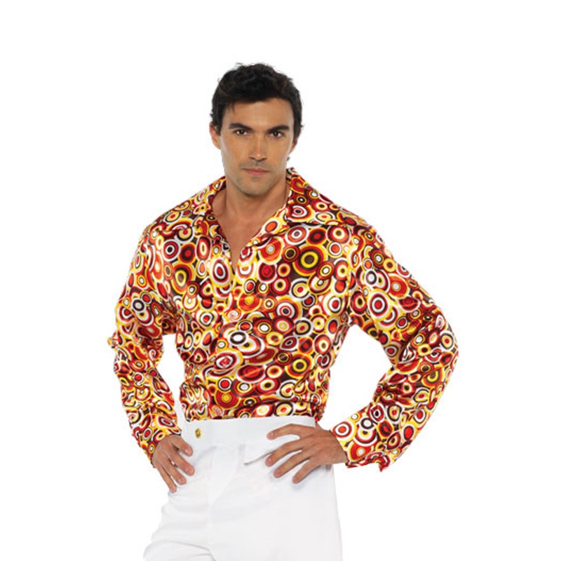 70's Circle Disco Shirt Adult Costume One Size