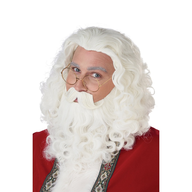 Santa Wig, Beard, and Moustache Set Standard