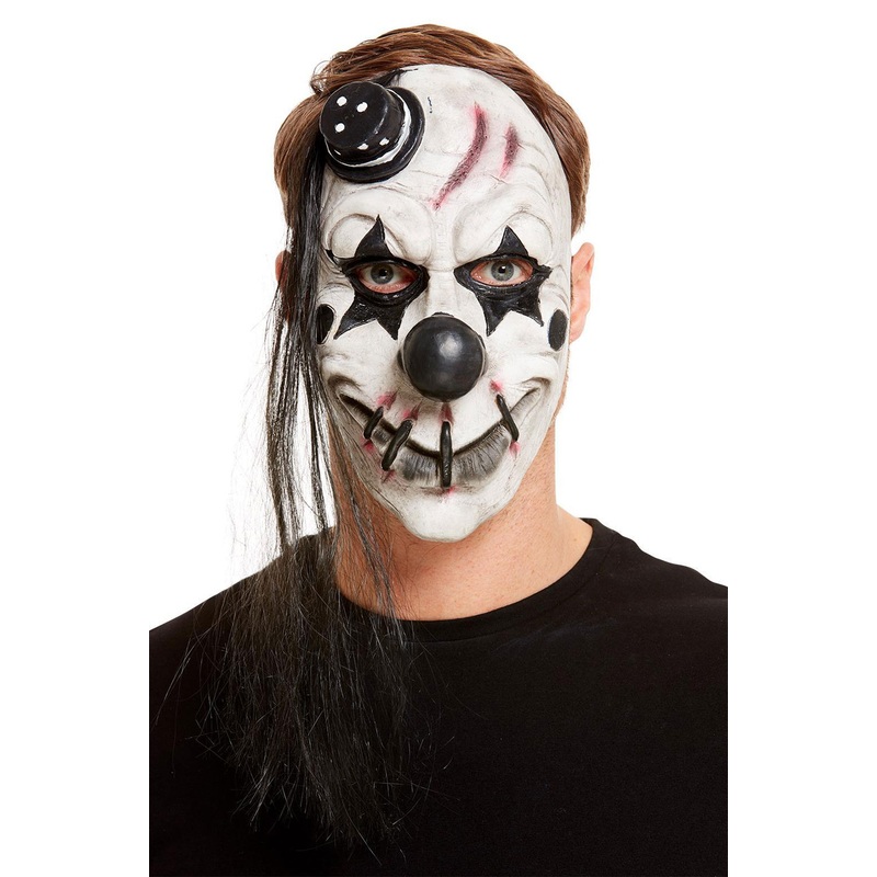 Scary Clown Latex Mask Standard