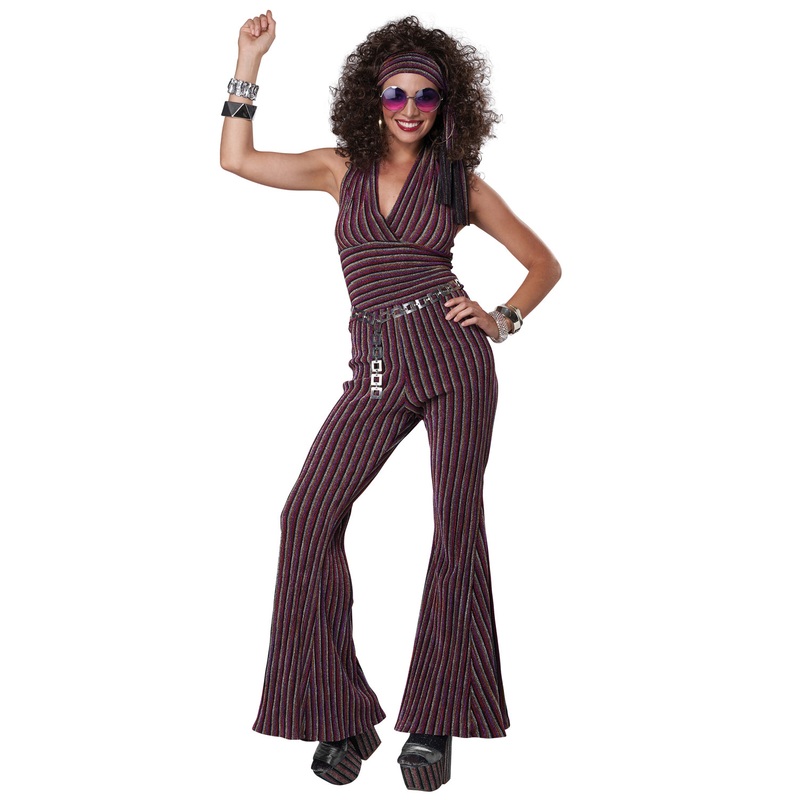 70's Halter Pant Set Adult Costume X-Small