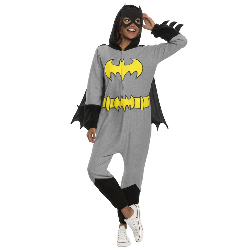 Batgirl Onesie Adult Costume Small