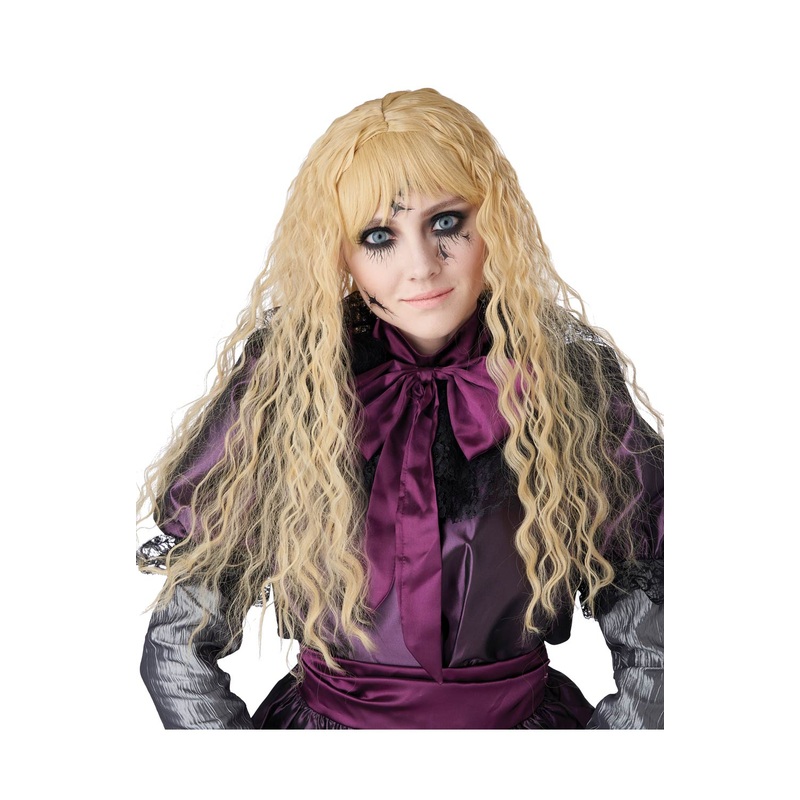 Creepy Doll Wig (Blonde) Standard