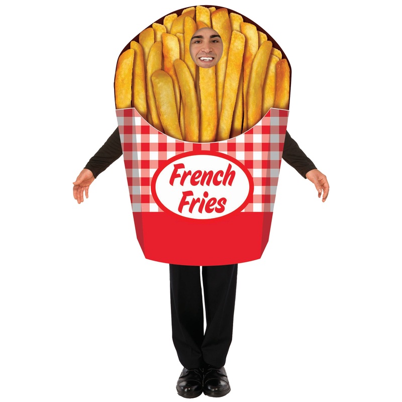 French Fries Adult Costume One Size