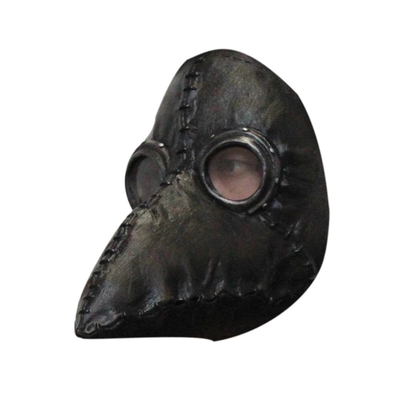 Plague Doctor Adult Mask (Black) Standard