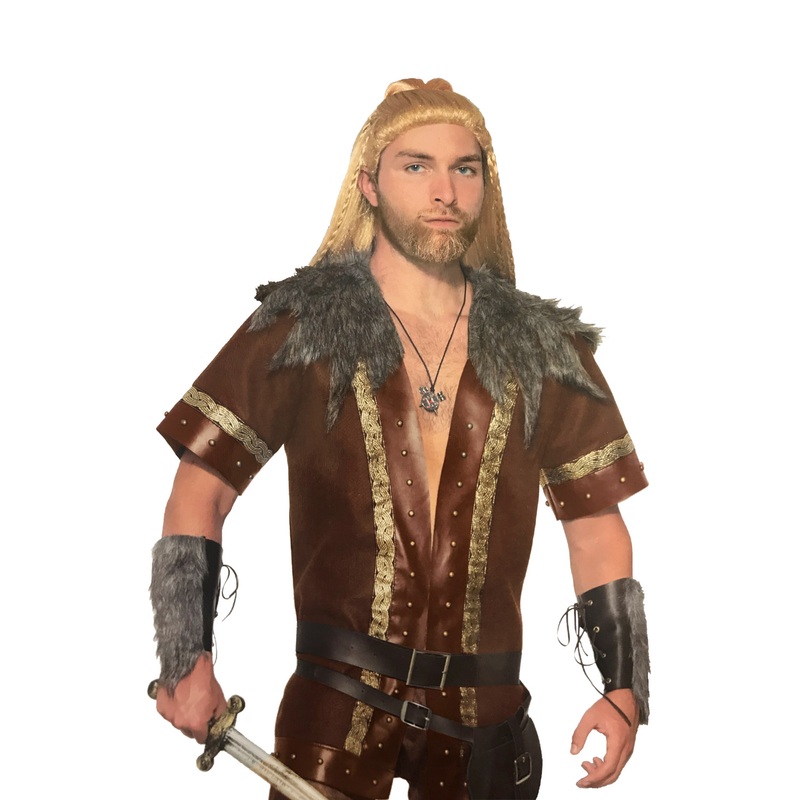 Viking Chieftan Coat Adult Costume Standard