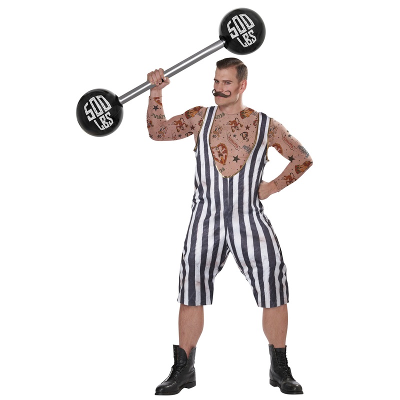 Vintage Circus Strongman Adult Costume Medium