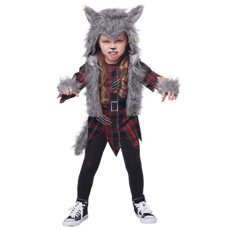 Wee-wolf Girl Toddler Costume Medium (3-4)