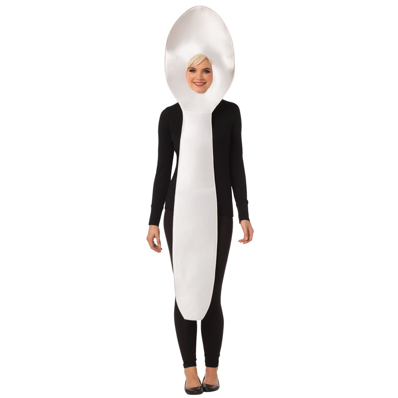 White Spoon Adult Costume One Size