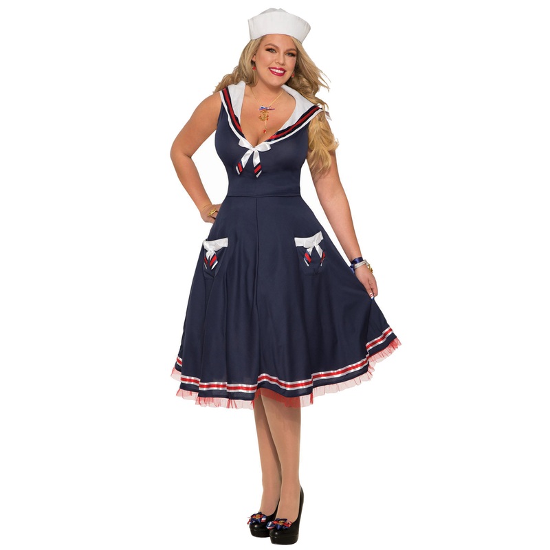 Ahoy Lady Plus Size Costume Plus Size